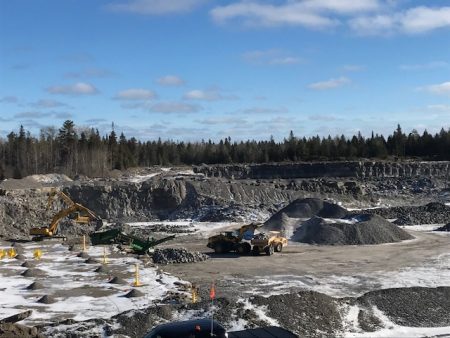 Buckhorn Quarry - Making Rip Rap - Dufferin Aggregates